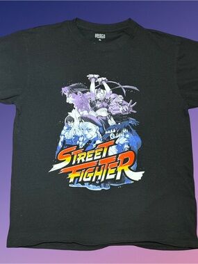 Brisco XL Street Fighter Graphic Tee - Black